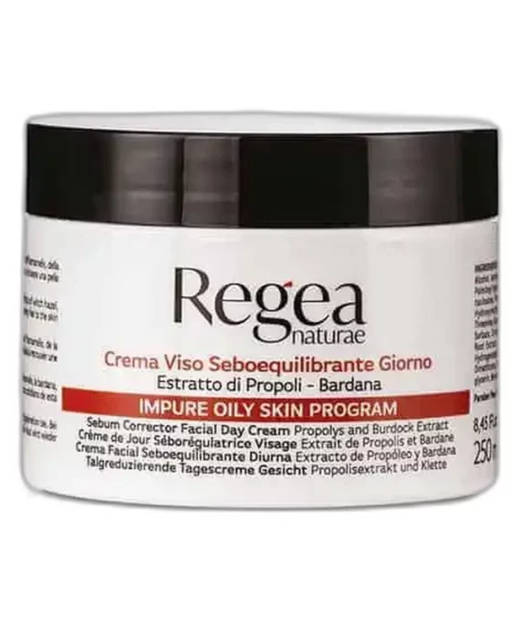 Crema viso seboequilibrante giornoestratto di propoli e bardana - REGEA NATURAE