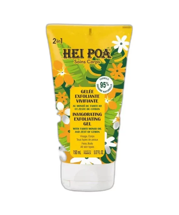 GELÉE EXFOLIANTE VIVIFIANTE AU MONOÏ DE TAHITI - HEI POA