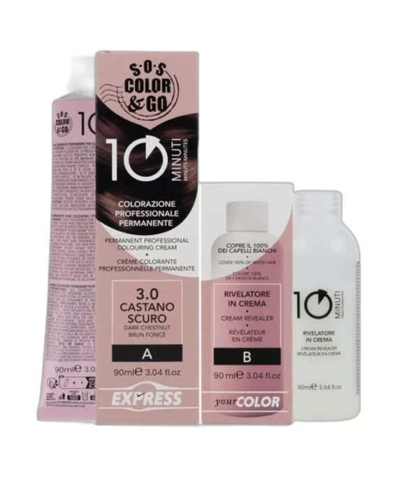 Sos Color&Go set colorazione professionale permanente in 10 minuti - Alama Professional