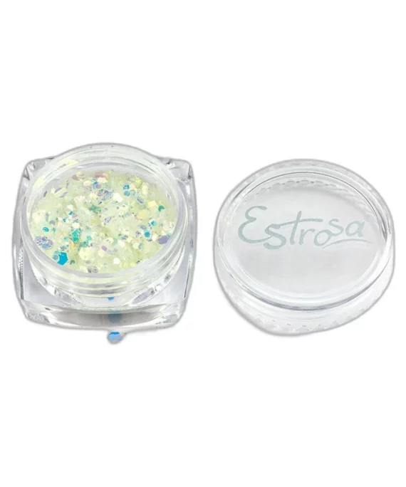 White - Glow Paillettes - ESTROSA